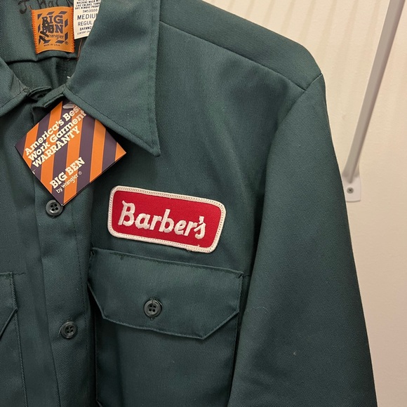 RARE Vintage Barber’s Milk Work Shirt - Never Worn - Size Medium - Made in USA - Picture 9 of 9